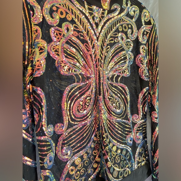 Rainbow Sequin Bodysuit - Picture 6 of 10